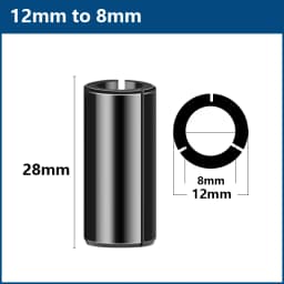 XCAN Router Bit Adapter Collet 6 6.35 8 10 12 12.7mm Precision Chuck for Milling Cutter End Mill Adapter CNC Machine Tool Holder