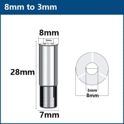 XCAN Router Bit Adapter Collet 6 6.35 8 10 12 12.7mm Precision Chuck for Milling Cutter End Mill Adapter CNC Machine Tool Holder