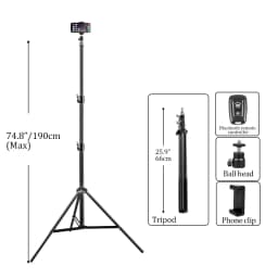 SH 150/170/200CM Selfie Light Tripod 1/4 Screw Head Photography Portable Stand Trepied Smartphone For Mini Photo Studio
