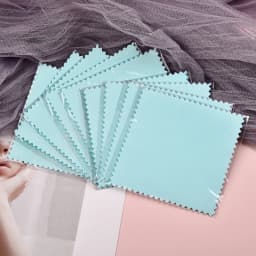 50/10 pcs 8x8cm Silver Polishing Cloth Jewelry Cleaning Anti Tarnish Reusable Soft Wiping Cloth Keep Jewelry Shining Tools