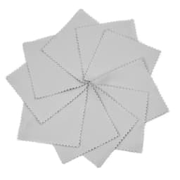 50/10 pcs 8x8cm Silver Polishing Cloth Jewelry Cleaning Anti Tarnish Reusable Soft Wiping Cloth Keep Jewelry Shining Tools