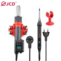 JCD 750W Micro Hot Air Gun 8208 Portable LCD Display Rework Station Heat Gun Hair Dryer Temperature Adjustable BGA Welding Tools