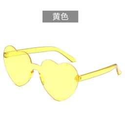 Free shipping 2023 Candy color heart shape ocean personality glasses sunglasses