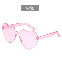 Free shipping 2023 Candy color heart shape ocean personality glasses sunglasses