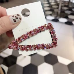 New Shiny Rhinestone Elegant Colour BB Hair Clips Women Girl Crystal Hairpin Headdress Fashion Barrettes Hair Accessories Gift