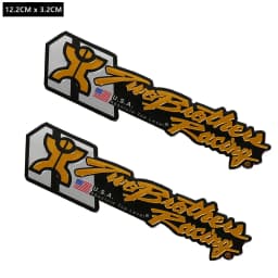 2PCS/Lot Aluminium Motorcycle Exhaust Pipes Pipe Decal Stickers Accessories For USA Brother for YAMAHA Kawasaki Suzuki Honda