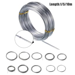 Stainlessy Steel Wire Hard Wire Full Hard Wire 0.02~3mm Length 1M/5M/10M/50M/100M Steel Wire