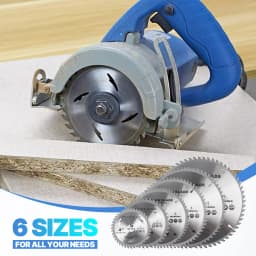 4-9inch Alloy Woodworking Double Side Saw Blade Circular Cutting Disc Rotating Drilling Tool For Wood Plastic Aluminum And Steel