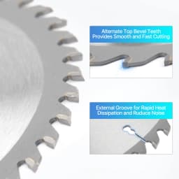 4-9inch Alloy Woodworking Double Side Saw Blade Circular Cutting Disc Rotating Drilling Tool For Wood Plastic Aluminum And Steel