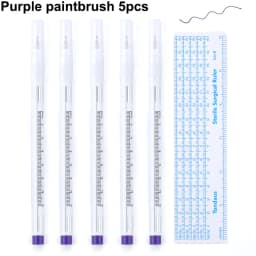 Sterile Skin Marker Pen Fixed Point Tattoo Skin Positioning Measuring Marker Eyebrow Skin Marker Eyelash Extension Grafting Tool