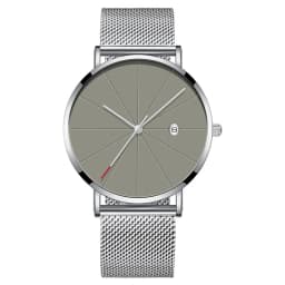 Simple Men Watch Stainless Steel Belt Watches For Man Ultra-Thin Quartz Wristwatch Calendar Date Sales Clock Relógio Masculino