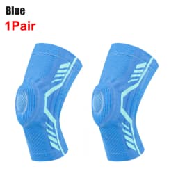 2Pcs=1Pair Compression Knee Support Brace with Patella Gel Pads and Side Stabilizers - for Arthritis Pain,Running,Sports
