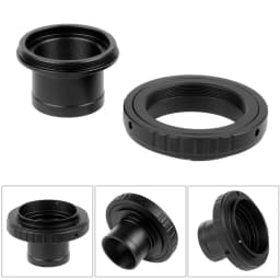 1.25" T-mount Metal Telescope Adapter and Canon EOS Nikon Sony SLR/DSLR Cameras T-ring Astronomical Telescope Photography