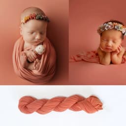 Newborn Photography Props Long Stretch Wrap Baby Natural Colours Swaddling Posing Jersey Knit Swaddle for Photo Props Layering