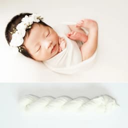 Newborn Photography Props Long Stretch Wrap Baby Natural Colours Swaddling Posing Jersey Knit Swaddle for Photo Props Layering