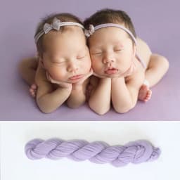 Newborn Photography Props Long Stretch Wrap Baby Natural Colours Swaddling Posing Jersey Knit Swaddle for Photo Props Layering