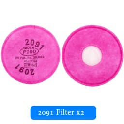 2pcs/Pack 502 Filter Adapter Fit For 2091/7093 Particulate Filter For 6200/7502/6800/5000 Series Gas Respirator Mask Accessories