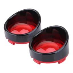 Motorcycle ABS Turn Signal Light Blinker Bezels Indicator Lens Trim Lens Cover For Harley Touring Sportster Softail Dyna V-Rod