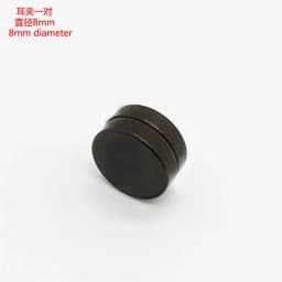 1Pair Anime Character Geto Suguru Cosplay Earrings Ear Clips Black Stud Earrings Men Anime Cos Props