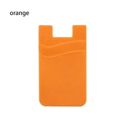 Hot Sale Phone Card Holder Silicone Mobile Phone Back Card Holder Elastic Wallet Stick On Adhesive Cash ID Soft
