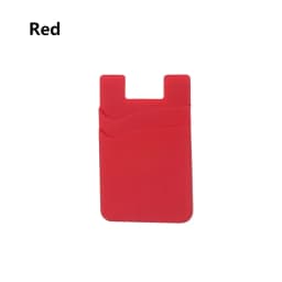 Hot Sale Phone Card Holder Silicone Mobile Phone Back Card Holder Elastic Wallet Stick On Adhesive Cash ID Soft