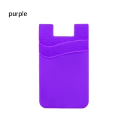 Hot Sale Phone Card Holder Silicone Mobile Phone Back Card Holder Elastic Wallet Stick On Adhesive Cash ID Soft