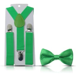 HUISHI Suspenders Kids Boy Girl Childrens Christmas Bow Tie Red Blue Suspenders Wedding Costume Adjustable Y-Back Black Braces