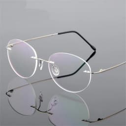 Framless Round Myopia Glasses Finished Women Men Ultra-light Rimless Shortsighted Prescription Eyeglasses 0 -0.5 -0.75 To -6.0