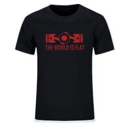 New Summer The World Is Flat Engine T Shirt Short Sleeve Custom T-shirts New Style Men O-neck Cotton T Shirts EU Size