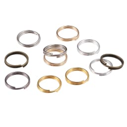 50-200pcs/lot Open Jump Rings 4 6 8 10 12 mm Double Loops Split Rings Necklace Bracelet Connectors For DIY Jewelry Making