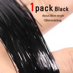 ICERIO Soft Holographic Flat Krystal Flash Tinsel Flashabou Fly Tying Material Pike Trout Streamers Jig Fishing Hook Lure
