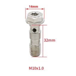Universal Motorcycle Brake Caliper Banjo Bolt Bleed Screw Nipple 304 Stainless Steel For Honda Yamaha Kawasaki Suzuki Motocross