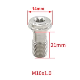 Universal Motorcycle Brake Caliper Banjo Bolt Bleed Screw Nipple 304 Stainless Steel For Honda Yamaha Kawasaki Suzuki Motocross