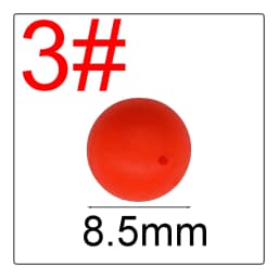 1#-10# EPS Float Ball Foam Ball Eye-catching Beans Modified Float Ball Float Spherical Buoy Fishing Gear Bright Colors
