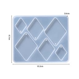 Earring Pendant Silicone Mold Epoxy Resin Jewelry Making Molds Heart Leaves Moon DIY Charms Pendant Mould Creative Jewelry Craft