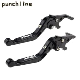 Fit TMAX 530 DX 2012-2019 Brake Handles For T-MAX 530 SX 12-19 T-MAX 500 08-11 TMAX 560 20-21 Folding Extendable Brake Levers