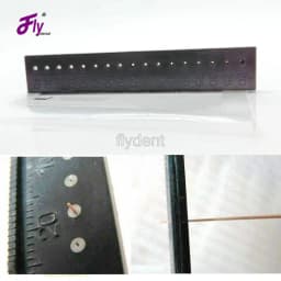 Dental Endo Rulers for Gutta Percha Point Gauge Calibrating Measuring Ruler Span Measure Scale Endodontic Instruments Dentistry