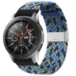 20mm 22mm Nylon Loop Strap for Samsung Galaxy Watch 7 6 5 4 40/44mm Adjustable Elastic Strap for Huawei GT5 GT4 3/4Pro Wristband