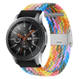 20mm 22mm Nylon Loop Strap for Samsung Galaxy Watch 7 6 5 4 40/44mm Adjustable Elastic Strap for Huawei GT5 GT4 3/4Pro Wristband