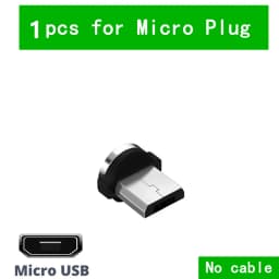 Round Magnetic Cable Plug Type C Micro USB C Plugs Fast Charging Phone Magnet Charger Plug for iPhone 1m Line Chargering