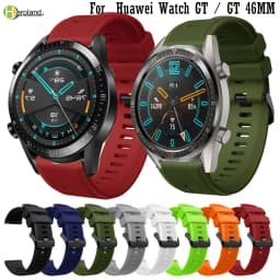Bracelet WatchStrap For Huawei Watch GT1 GT 2 3 4 46mm Smartwatch Silicone 22MM Watchband For Huawei Watch 4 3 2 pro belt Strap