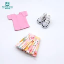 Blyth Doll Clothes Fashion Three-piece Purple Wool Cardigan for Toys Azone OB23 OB24 Doll Accessories