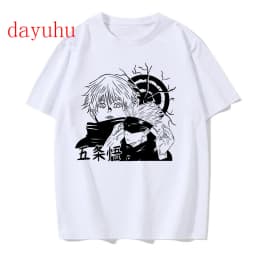 Tshirt Manga Japanese Anime Jujutsu Kaisen T Shirt gojo satoru Tops Yuji Itadori Graphic Tees Cool Unisex T-shirt 90s