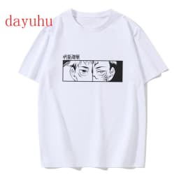 Tshirt Manga Japanese Anime Jujutsu Kaisen T Shirt gojo satoru Tops Yuji Itadori Graphic Tees Cool Unisex T-shirt 90s