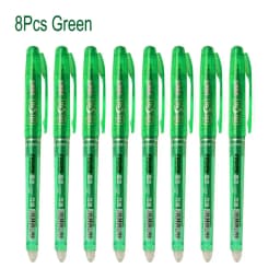 DELVTCH Erasable Gel Pen 0.7mm 0.5mm Bullet Tip Blue Black Red Color Ink Refill Rods Writing Drawing Painting Washable Handle