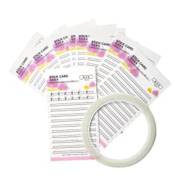 10Pcs Grafting Blossom Stick Eyelash Extension Storage Card Grafted Premade Fans Volume Lash Sticky Strip Tape False Eyelashes