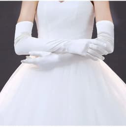 Bridal Gloves Long Wedding Accessories Satin Fancy Wedding Accessories High Quality Cheap