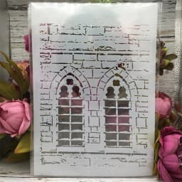 A4 29cm Moon Road Tree Night DIY Layering Stencils Wall Painting Scrapbook Coloring Embossing Album Decorative Template