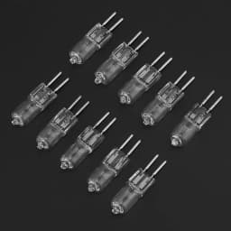 10pcs G5.3 12V 20W/35W/50W Halogen Light Bulbs Long Life Capsule Lamps Warm White Clear Bulbs