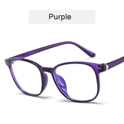 RMM Retro Mens Glasses Frame Fashion Computer Eyeglasses Frame Women Anti-blue Light Transparent Clear Pink Plastic Glasses